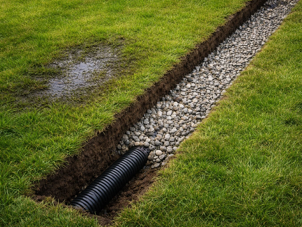 Drainage onder gras aanleggen in Nederland: stap-voor-stap gids