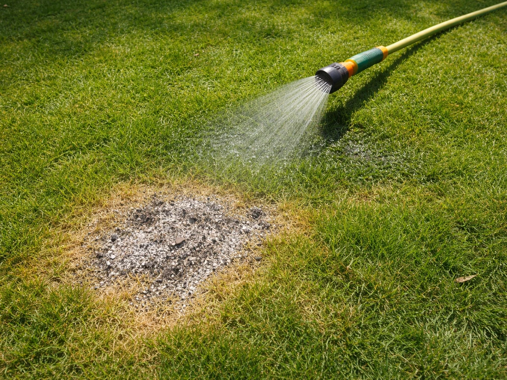 Houtas op gras: wat nu te doen en hoe schade te beperken