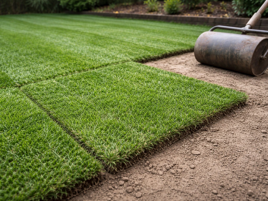 graszoden leggen over oud gras